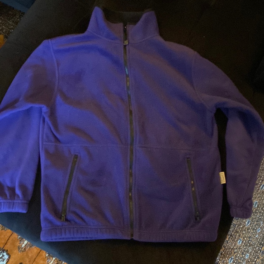Purple zip up fleece